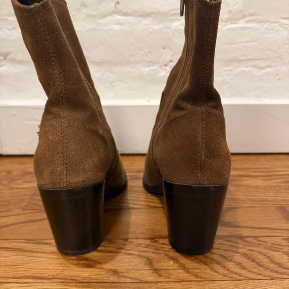Zara brown suede boots US 8 - Picture 5 of 10